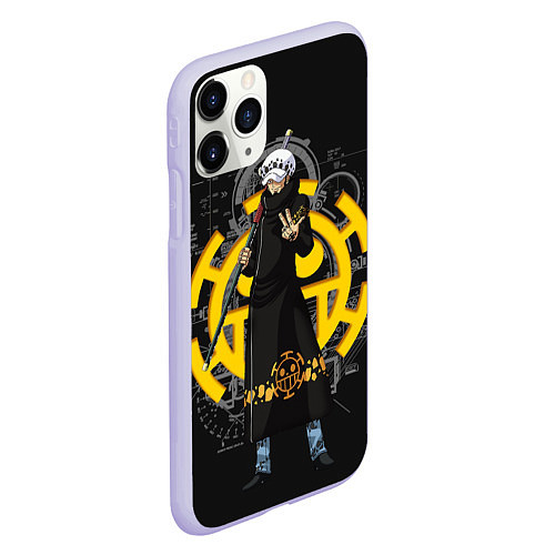 Чехол iPhone 11 Pro матовый One Piece / 3D-Светло-сиреневый – фото 2