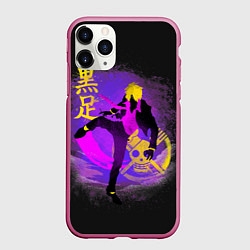 Чехол iPhone 11 Pro матовый One Piece, цвет: 3D-малиновый