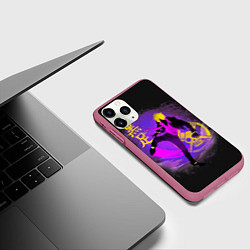 Чехол iPhone 11 Pro матовый One Piece, цвет: 3D-малиновый — фото 2
