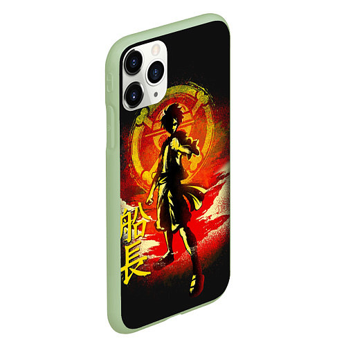 Чехол iPhone 11 Pro матовый One Piece / 3D-Салатовый – фото 2