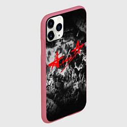 Чехол iPhone 11 Pro матовый АлисА, цвет: 3D-малиновый — фото 2