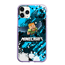 Чехол iPhone 11 Pro матовый Minecraft Майнкрафт