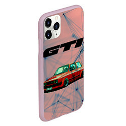 Чехол iPhone 11 Pro матовый Volkswagen, цвет: 3D-розовый — фото 2