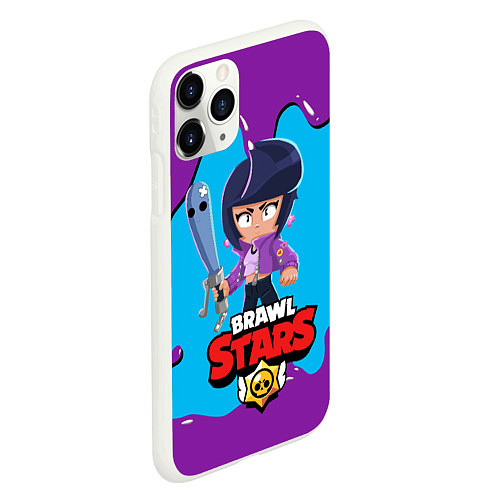 Чехол iPhone 11 Pro матовый BRAWL STARS BIBI / 3D-Белый – фото 2