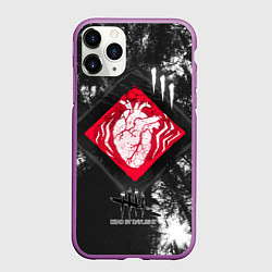 Чехол iPhone 11 Pro матовый DBD - beating heart, цвет: 3D-фиолетовый