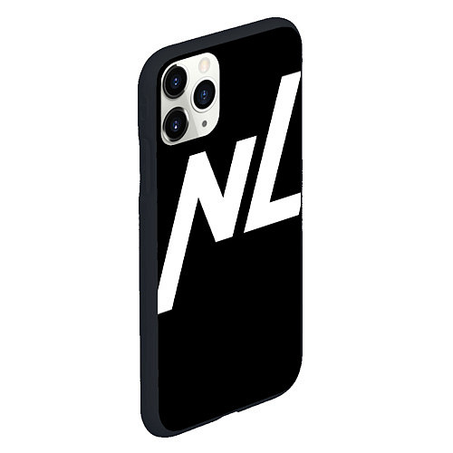 Чехол iPhone 11 Pro матовый NL logo / 3D-Черный – фото 2