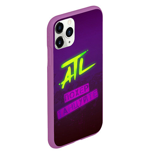 Чехол iPhone 11 Pro матовый ATL / 3D-Фиолетовый – фото 2