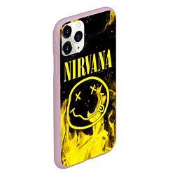 Чехол iPhone 11 Pro матовый NIRVANA, цвет: 3D-розовый — фото 2
