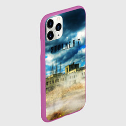 Чехол iPhone 11 Pro матовый STALKER 2Чернобыль, цвет: 3D-фиолетовый — фото 2