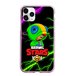 Чехол iPhone 11 Pro матовый BRAWL STARS LEON