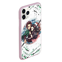 Чехол iPhone 11 Pro матовый KIMETSU NO YAIBA, цвет: 3D-розовый — фото 2