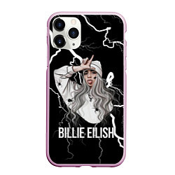 Чехол iPhone 11 Pro матовый BILLIE EILISH, цвет: 3D-розовый