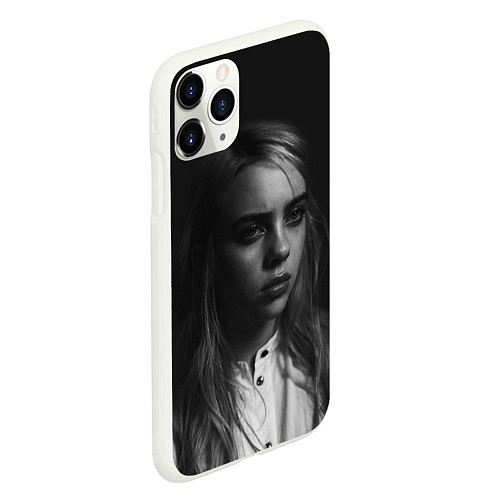 Чехол iPhone 11 Pro матовый BILLIE EILISH / 3D-Белый – фото 2