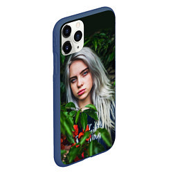 Чехол iPhone 11 Pro матовый BILLIE EILISH, цвет: 3D-тёмно-синий — фото 2