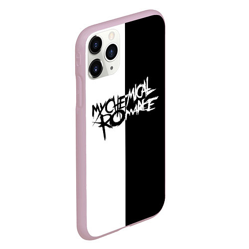 Чехол iPhone 11 Pro матовый My Chemical Romance / 3D-Розовый – фото 2