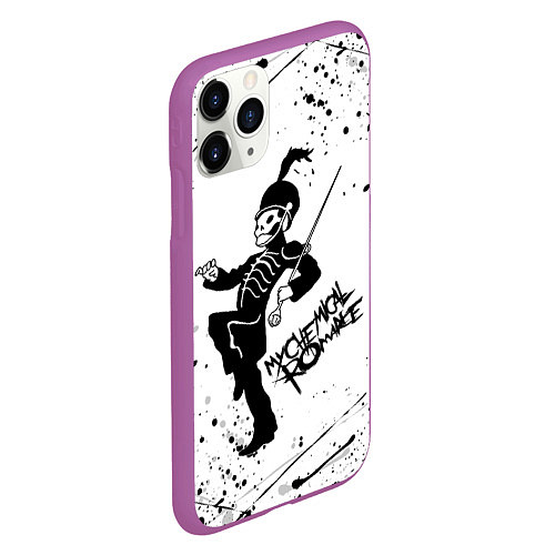 Чехол iPhone 11 Pro матовый My Chemical Romance / 3D-Фиолетовый – фото 2