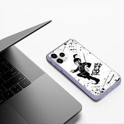 Чехол iPhone 11 Pro матовый My Chemical Romance, цвет: 3D-светло-сиреневый — фото 2