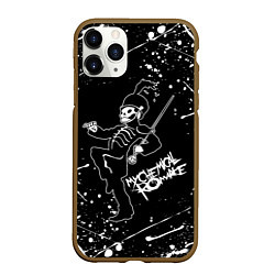 Чехол iPhone 11 Pro матовый My Chemical Romance, цвет: 3D-коричневый