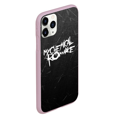 Чехол iPhone 11 Pro матовый My Chemical Romance / 3D-Розовый – фото 2