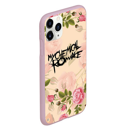 Чехол iPhone 11 Pro матовый My Chemical Romance / 3D-Розовый – фото 2