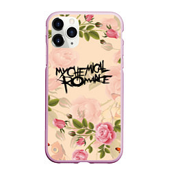 Чехол iPhone 11 Pro матовый My Chemical Romance, цвет: 3D-розовый