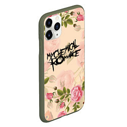 Чехол iPhone 11 Pro матовый My Chemical Romance, цвет: 3D-темно-зеленый — фото 2