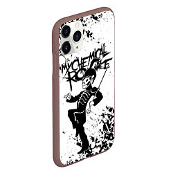 Чехол iPhone 11 Pro матовый My Chemical Romance, цвет: 3D-коричневый — фото 2