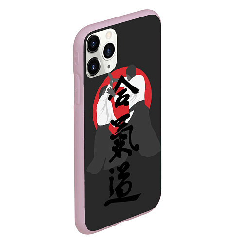 Чехол iPhone 11 Pro матовый Aikido / 3D-Розовый – фото 2