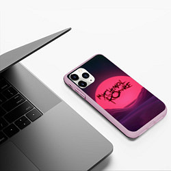 Чехол iPhone 11 Pro матовый MCR Logo, цвет: 3D-розовый — фото 2