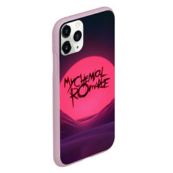 Чехол iPhone 11 Pro матовый MCR Logo, цвет: 3D-розовый — фото 2