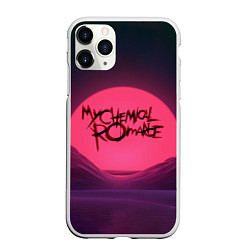 Чехол iPhone 11 Pro матовый MCR Logo, цвет: 3D-белый