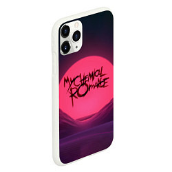 Чехол iPhone 11 Pro матовый MCR Logo, цвет: 3D-белый — фото 2