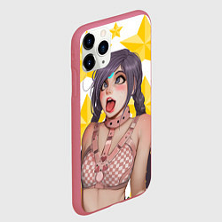 Чехол iPhone 11 Pro матовый Aheago, цвет: 3D-малиновый — фото 2