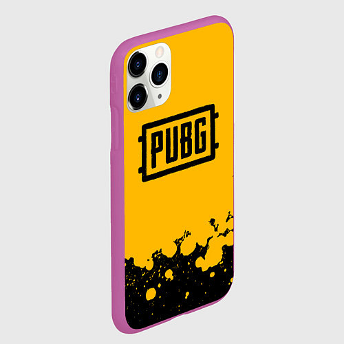 Чехол iPhone 11 Pro матовый PUBG / 3D-Фиолетовый – фото 2