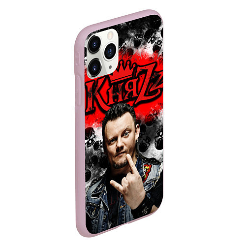 Чехол iPhone 11 Pro матовый Князь / 3D-Розовый – фото 2