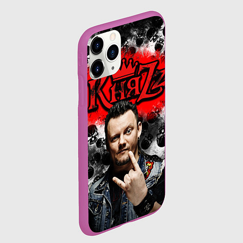 Чехол iPhone 11 Pro матовый Князь / 3D-Фиолетовый – фото 2