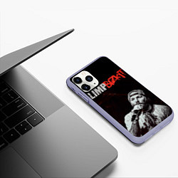 Чехол iPhone 11 Pro матовый Limp Bizkit, цвет: 3D-светло-сиреневый — фото 2