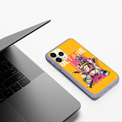 Чехол iPhone 11 Pro матовый Apex Legends Octane, цвет: 3D-светло-сиреневый — фото 2