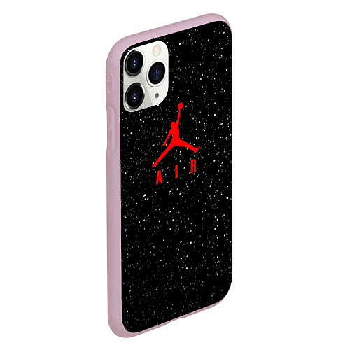 Чехол iPhone 11 Pro матовый MICHAEL JORDAN / 3D-Розовый – фото 2