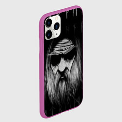 Чехол iPhone 11 Pro матовый Велес, цвет: 3D-фиолетовый — фото 2