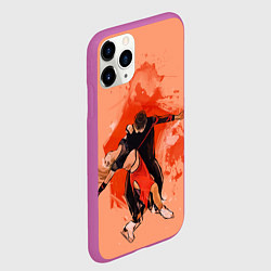 Чехол iPhone 11 Pro матовый Парное фигурное катание, цвет: 3D-фиолетовый — фото 2