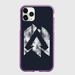 Чехол iPhone 11 Pro матовый Apex Legends, цвет: 3D-фиолетовый