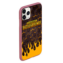 Чехол iPhone 11 Pro матовый PUBG,, цвет: 3D-малиновый — фото 2