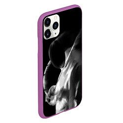 Чехол iPhone 11 Pro матовый Fencer, цвет: 3D-фиолетовый — фото 2