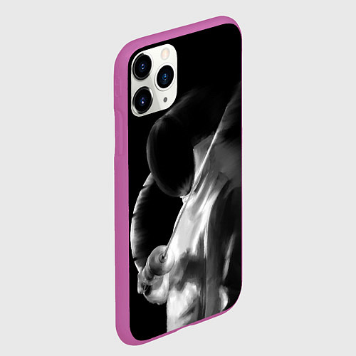 Чехол iPhone 11 Pro матовый Fencer / 3D-Фиолетовый – фото 2