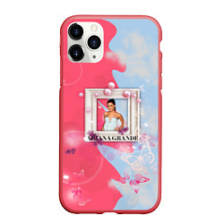 Чехол iPhone 11 Pro матовый ARIANA GRANDE, цвет: 3D-красный