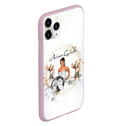 Чехол iPhone 11 Pro матовый ARIANA GRANDE / 3D-Розовый – фото 2