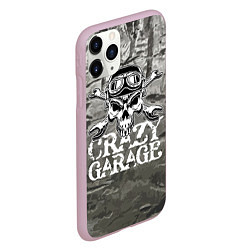 Чехол iPhone 11 Pro матовый Crazy garage, цвет: 3D-розовый — фото 2