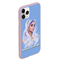 Чехол iPhone 11 Pro матовый Ariana Grande Ариана Гранде, цвет: 3D-розовый — фото 2