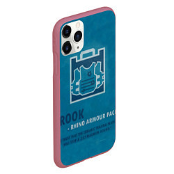 Чехол iPhone 11 Pro матовый Rook R6s, цвет: 3D-малиновый — фото 2